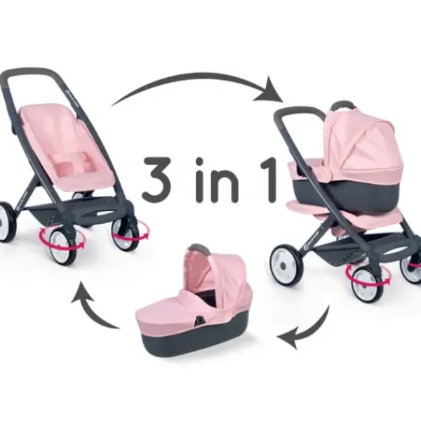 Smoby Poussettes Poupons|Combi Poussette + Landau Maxi-Cosi