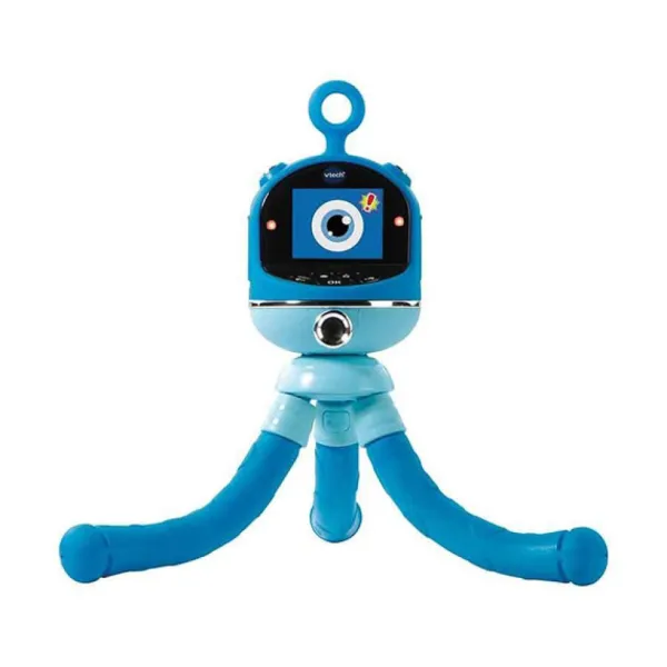 VTech Compagnon Interactif Kidizoom Flix Bleu- Appareils Photo Et Camera