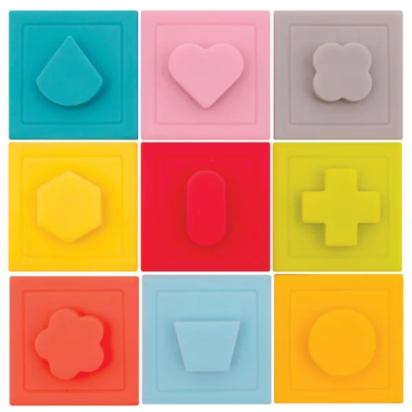 Ludi Cubes Sensoriels Emboitables- Jouets À Emboîter, À Empiler