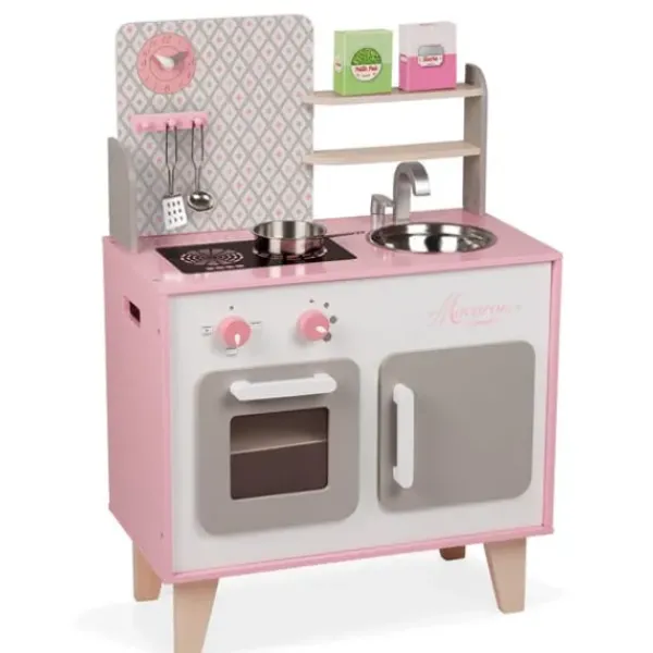 Janod Cuisine Et Dinette|Cuisine Macaron En Bois