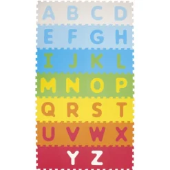 Baby Smile Dalles En Mousses Lettres Abc- Tapis D'éveil