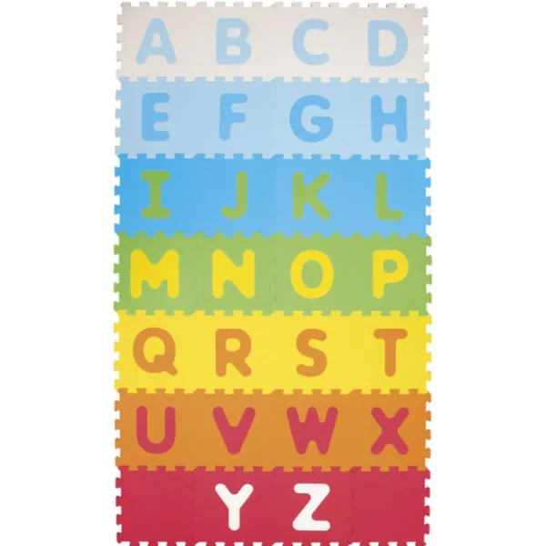 Baby Smile Dalles En Mousses Lettres Abc- Tapis D'éveil