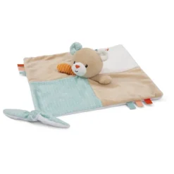 Baby Smile Doudou Carre De Tissus Ourson Mignon - Soft- Doudous