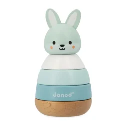 Janod Empilable Lapin - Partenariat Wwf®- Jouets À Emboîter, À Empiler