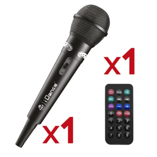 Music Star Enceinte Musicale Avec Jeux De Lumiere Djx-801- Enceintes Bluetooth Et Casques Audio