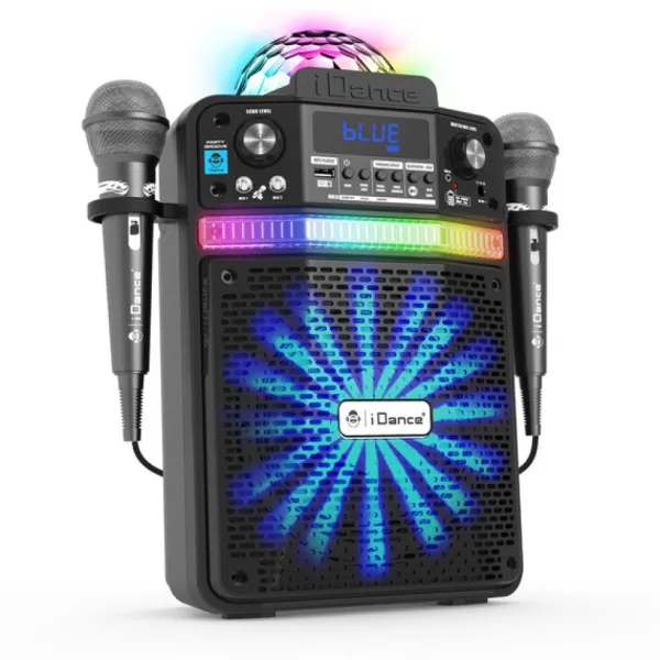 Music Star Enceinte Musicale Bluetooth Et Lumieres Groove Disco- Enceintes Bluetooth Et Casques Audio