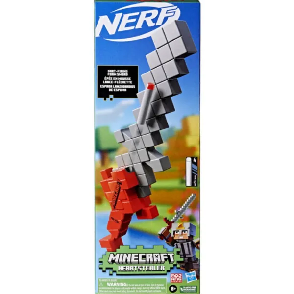 Nerf Epee Lance-Flechette Heartstealer - Minecraft- Nerf Et Jeux De Tirs