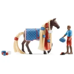 Schleich Figurines|Figurines Cheval A Coiffer - Leo Et Rocky