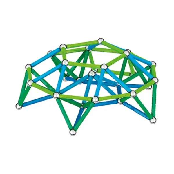 Geomag - Ecocolor 142 Pieces Color- Constructions Magnétiques, Billes