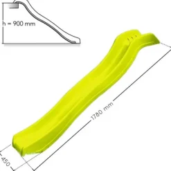 Soulet Glissiere Toboggan 1,78 M- Toboggans