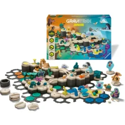 Ravensburger Gravitrax Junior Starter Set My Planet - 4 Themes- Constructions Magnétiques, Billes