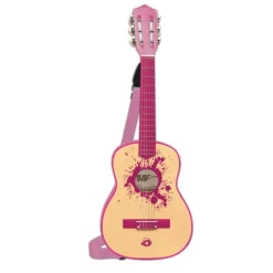 Music Star Guitare En Bois Rose 75 Cm- Instruments De Musique