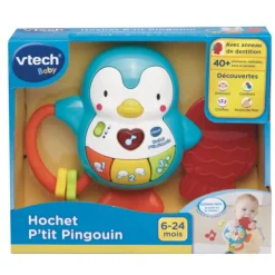 VTech Hochet P'Tit Pingouin- Hochets, Anneaux De Dentition