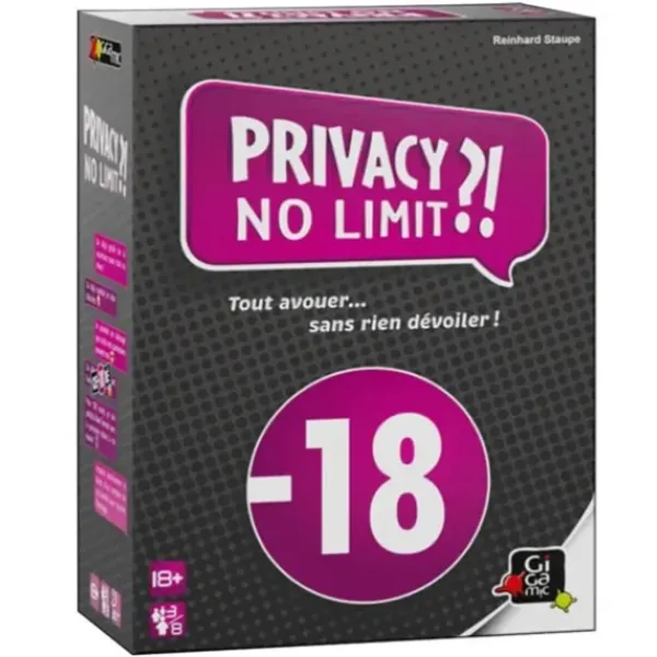 Gigamic Jeux De Société Adultes|Jeu D'Ambiance-Privacy No Limit