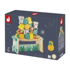 Janod Jeu D'Equilibre En Bois - Les Tropiques- Jouets À Emboîter, À Empiler