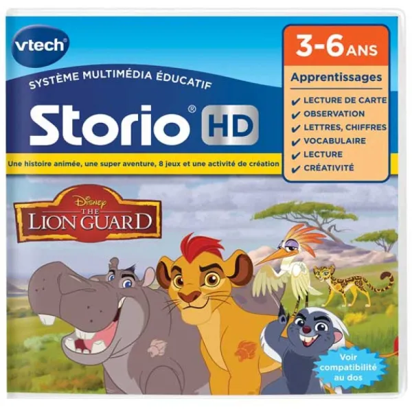 VTech Jeu Hd Storio La Garde Du Roi Lion- Tablettes Et Téléphones