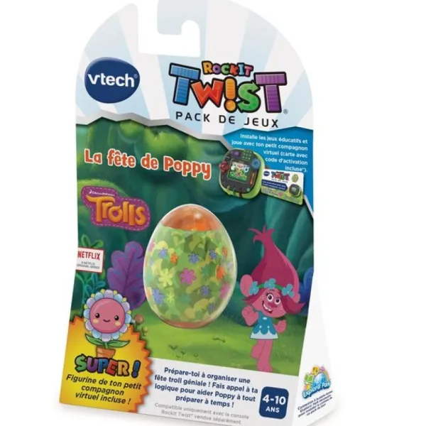 VTech Jeu Rockit Twist - La Fete De Poppy - Trolls- Tablettes Et Téléphones