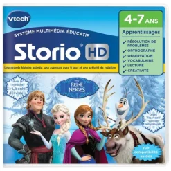 VTech Jeu Storio Hd Reine Des Neiges- Tablettes Et Téléphones
