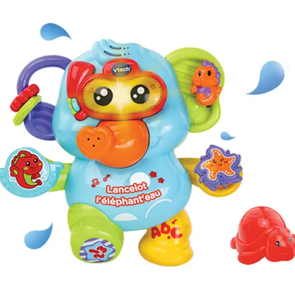 VTech Jouet De Bain Lancelot L'Elephant'Eau- Jouets Pour Le Bain