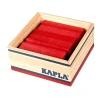 Kapla -40 Planchettes Rouges- Planchettes Et Construction En Bois