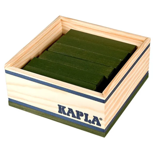 Kapla -40 Planchettes Vertes- Planchettes Et Construction En Bois