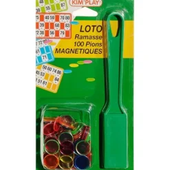 Kim Play Jeux De Plateau|Kit Loto : Ramasse Jetons Et 100 Pions