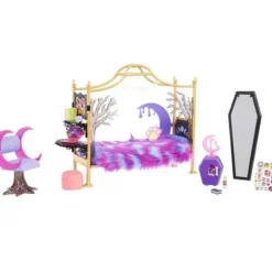 Mattel Accessoires Poupées|La Chambre De Clawdeen Wolf - Monster High