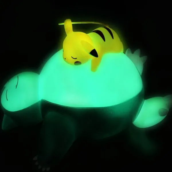Teknofun Lampe Led Pokemon Ronflex Et Pikachu- Décoration De La Chambre