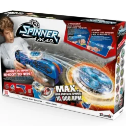 Spinner Mad Lanceur De Toupies - - Single Blaster - 1 Pistolet + 1 Toupie- Jeux De Récréation