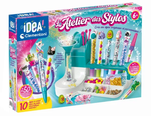 Clementoni L'Atelier Des Stylos- Mode, Bijoux, Décoration, Cosmetiques