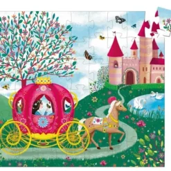 Djeco Puzzles Enfants De 50 À 249 Pièces|Le Carrosse D'Elise 54 Pieces