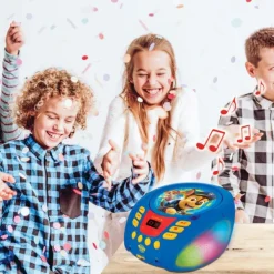 Lexibook Lecteur Cd Bluetooth Paw Patrol- Enceintes Bluetooth Et Casques Audio