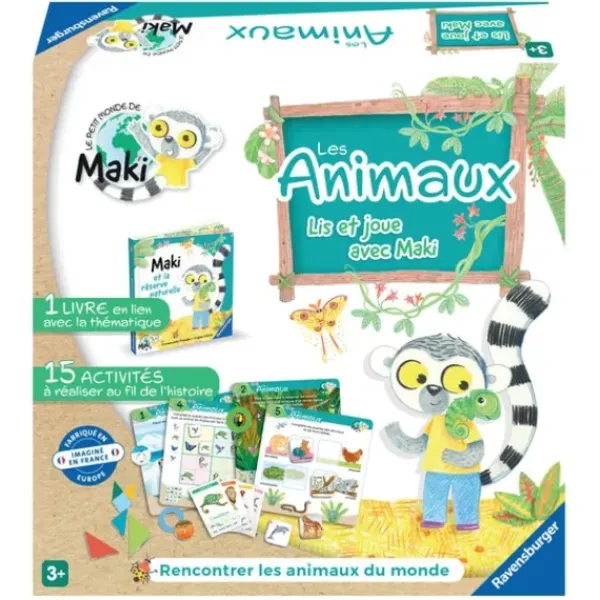 Ravensburger Découvrir Le Monde|Lis Et Joue Avec Maki - Les Animaux