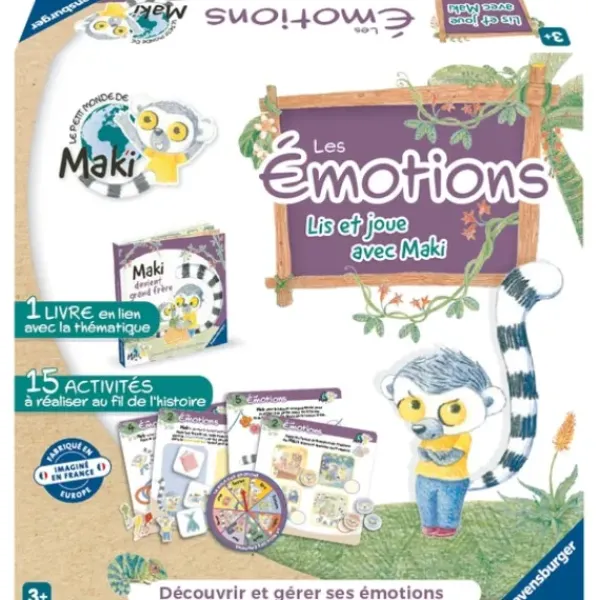 Ravensburger Découvrir Le Monde|Lis Et Joue Avec Maki - Les Emotions