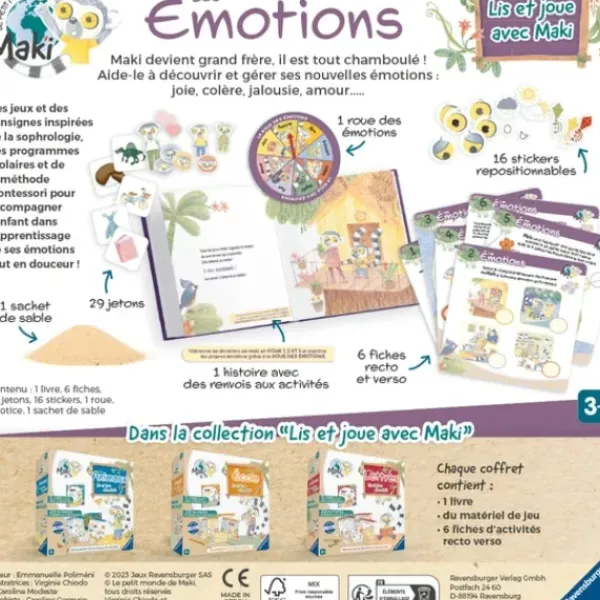 Ravensburger Découvrir Le Monde|Lis Et Joue Avec Maki - Les Emotions
