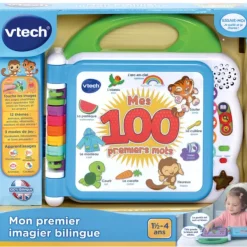 VTech Livre Interactif - Mon Premier Imagier Electronique Bilingue- Activités D'éveil