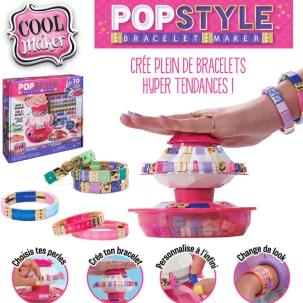 Spin Master Machine A Bracelet Pop Style - Cool Maker- Mode, Bijoux, Décoration, Cosmetiques