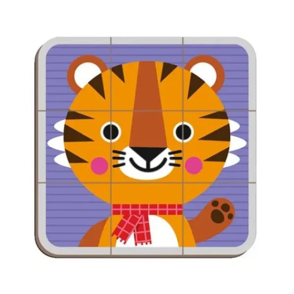 Janod Premiers Apprentissages|Magneti'Book - Mix And Match - Les Animaux