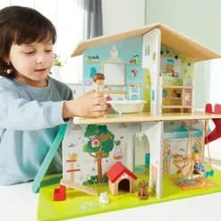 Hape Maisons De Poupee|Maison De Poupées Interactive Avec Sons