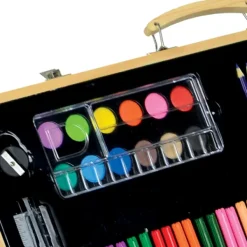 Creamania Mallette A Dessin En Bois 180 Pieces- Dessin Et Peinture