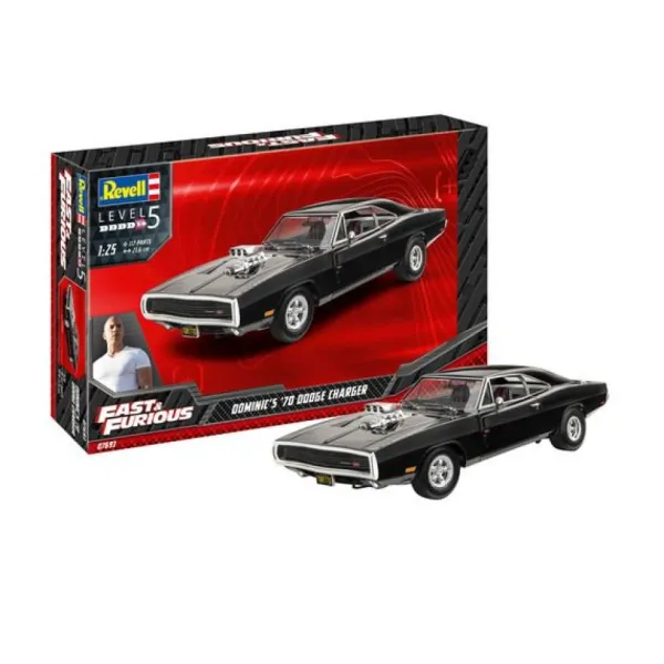 Revell Maquette Fast And Furious Dominics 1970 Dodge Charger- Maquettes & Modelisme