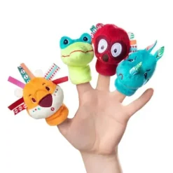 Lilliputiens Peluches Animaux Et Autres|Marionnettes A Doigt Jungle