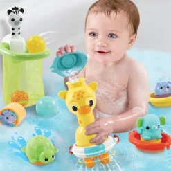 VTech Maxi-Coffret De Bain Multi-Activités- Jouets Pour Le Bain
