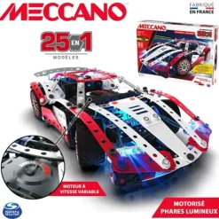 Meccano - Supercar 25 Modeles Motorises- Meccano, Engrenages