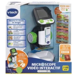 VTech Jeux Scientifiques|Microscope Video Interactif - Genius Xl