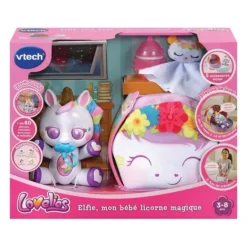 VTech Mini Poupées|Mini Poupee Lovelies - Elfie, Mon Bebe Licorne Magique