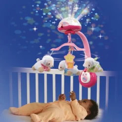 VTech Mobile - Lumi'Mobile Compte-Moutons Rose- Mobiles