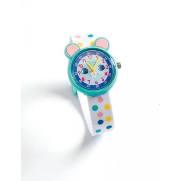 Djeco Montre D'Apprentissage Souris- Bijoux & Montres Enfants