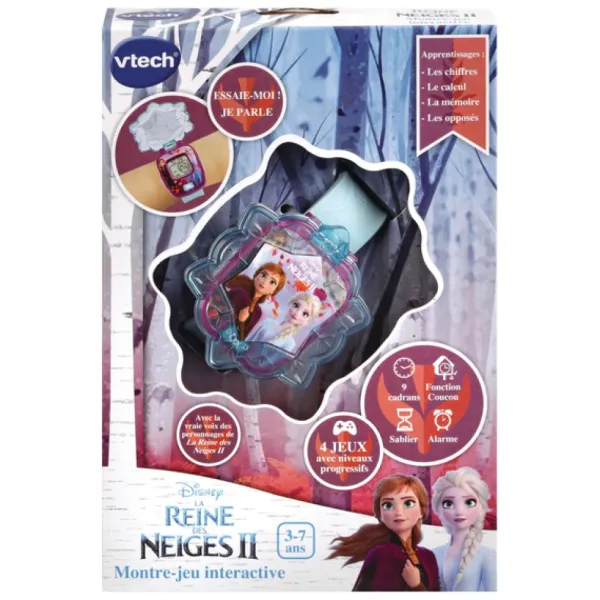VTech Montre Jeu Interactive - La Reine Des Neiges 2- Montres Et Objets Connectés
