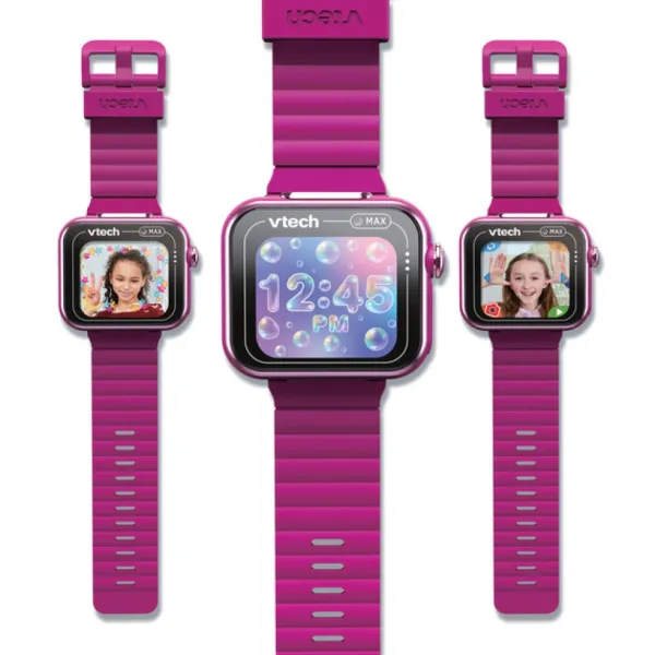 VTech Montre Kidizoom Smartwatch Max - Framboise- Montres Et Objets Connectés